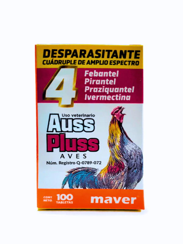 Auss Pluss Aves de 100 tabletas