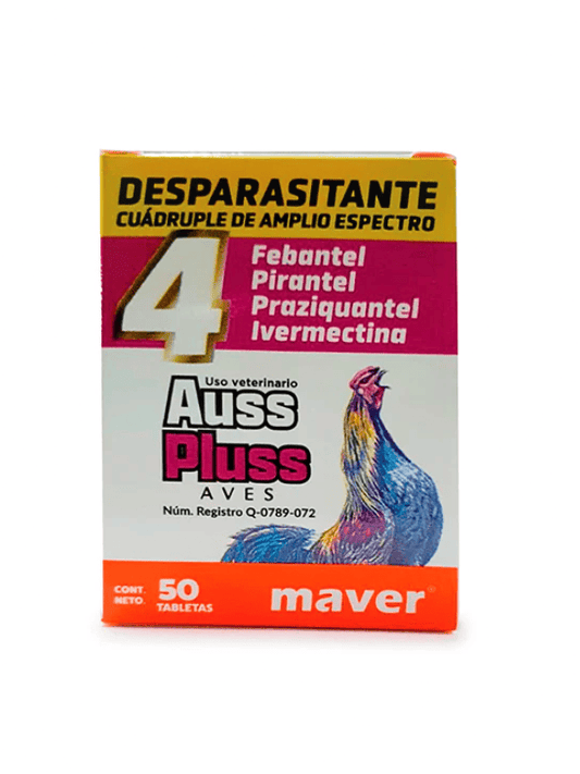 Auss Pluss Aves de 50 tabletas